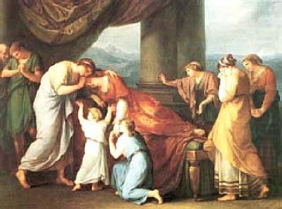 Angelica Kauffmann Death of Alcestis china oil painting image